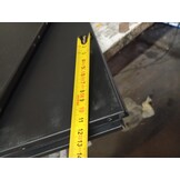 vidaXL Plantenbak Zwart 120x40x40 cm Koudgewalst Staal - 55% Korting