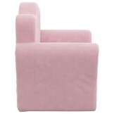 VidaXL Kinderbank Pluche Roze - 35% Korting
