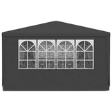 vidaXL Partytent met Zijwanden - 4x9m Antraciet - 60% Korting!