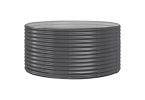 VidaXL Plantenbak Staal Antraciet 140x140x68 cm | 35% Korting