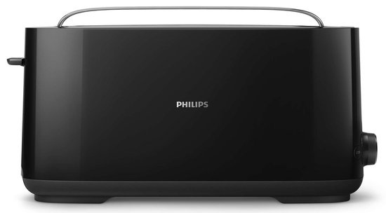 Philips Daily HD2590/90 Grille-pain - Noir | 47% Korting