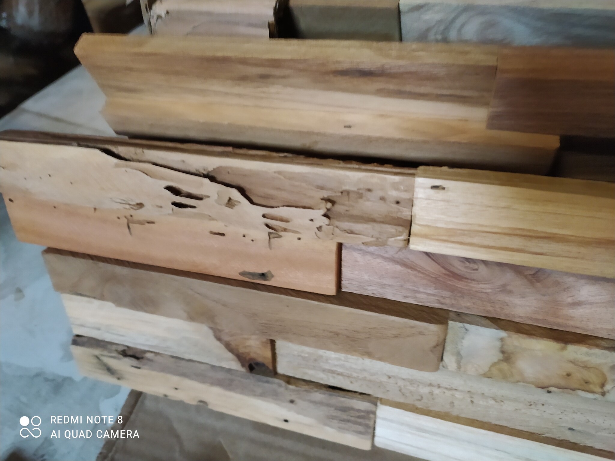 vidaXL Wandpanelen Teakhout 10 stuks - 60% Korting