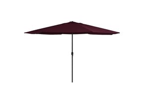 vidaXL Parasol 390cm Bordeauxrood | 55% Korting