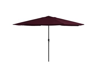 vidaXL Parasol 390cm Bordeauxrood | 55% Korting