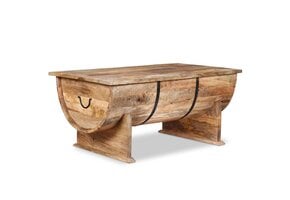 vidaXL Salontafel Massief Mangohout - 55% Korting!