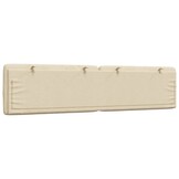 vidaXL Hoofdbordkussen Crème 200cm - Nu 35% Korting!