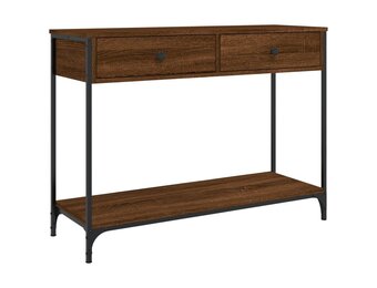 VidaXL Wandtafel Bruin Eikenhout 100x34,5x75 cm - 30% Korting!