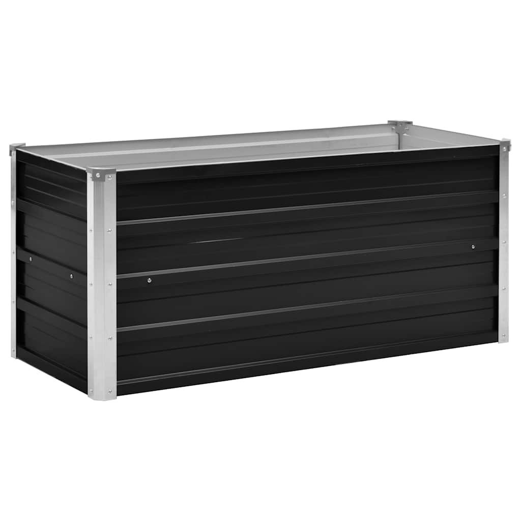 vidaXL Verhoogde Plantenbak 100x40x45 cm Antraciet | 42% Korting!