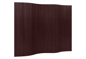 vidaXL Kamerscherm Bamboe 250x165cm - Donkerbruin | Nu 35% Korting!