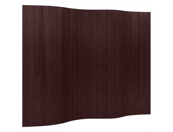 vidaXL Kamerscherm Bamboe 250x165cm - Donkerbruin | Nu 35% Korting!
