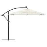 vidaXL Parasol 269x269cm Wit - 53% Korting