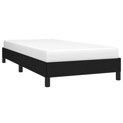vidaXL Bedframe 90x200 cm Stof Zwart - 35% Korting!