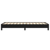 vidaXL Bedframe 90x200 cm Stof Zwart - 35% Korting!