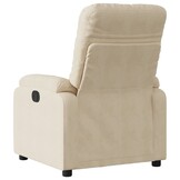 vidaXL Fauteuil Crème Microvezel - 35% Korting!
