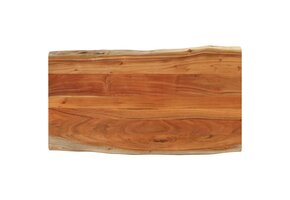 vidaXL Tafelblad Acaciahout Natuurlijke Rand 100x60cm - 35% Korting!