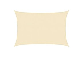 vidaXL Zonnezeil 3,5x4,5m Crème - 57% Korting!