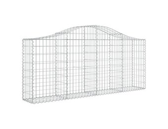 vidaXL Schanskorf Gewelfd 200x30x80/100 cm - 35% Korting!