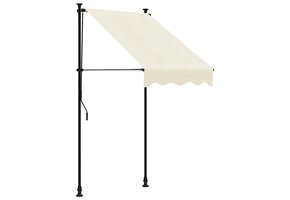 vidaXL Uittrekbare Luifel Crème - 100x150 cm - 53% Korting!