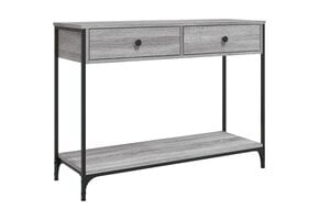 vidaXL Wandtafel 100x34,5x75 cm (Grijs Sonoma Eiken) - 37% Korting!