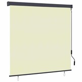vidaXL Rolgordijn voor buiten - Crème (160x250 cm) - 54% Korting!