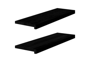 vidaXL Vensterbanken Massief Eikenhout (2 st) - 60% Korting