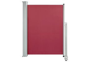 vidaXL Uittrekbaar Tuinscherm 100x300cm Rood - Nu 59% Korting!