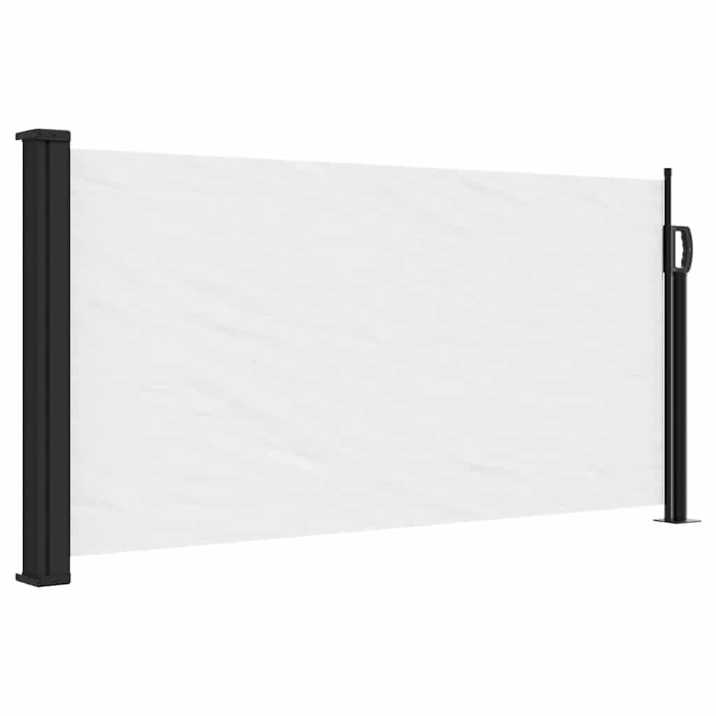 VidaXL Windscherm Uittrekbaar 100x500 cm Wit | -47% Korting