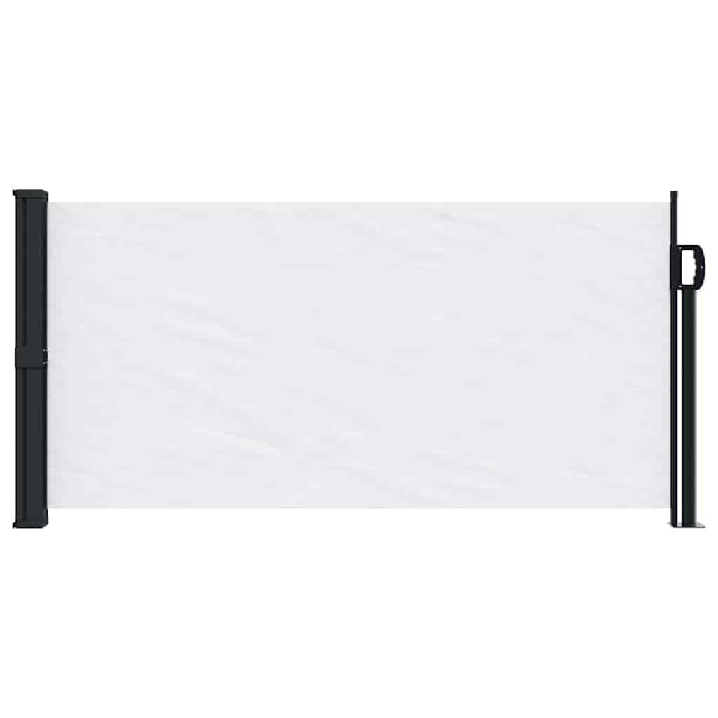 VidaXL Windscherm Uittrekbaar 100x500 cm Wit | -47% Korting