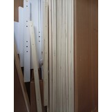 vidaXL Bedframe Grenenhout Wit 90x190cm - 60% Korting!