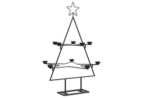vidaXL Metalen Kerstboom 75cm Zwart - 41% Korting