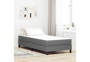 vidaXL Bedmatras Pocketveren Lichtgrijs 100x200 cm | 42% Korting