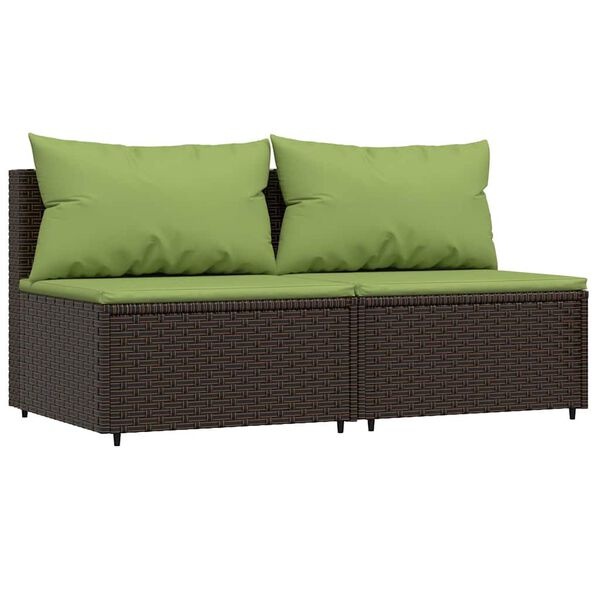 vidaXL Loungeset 3-delig | Poly Rattan Bruin | 91% Korting