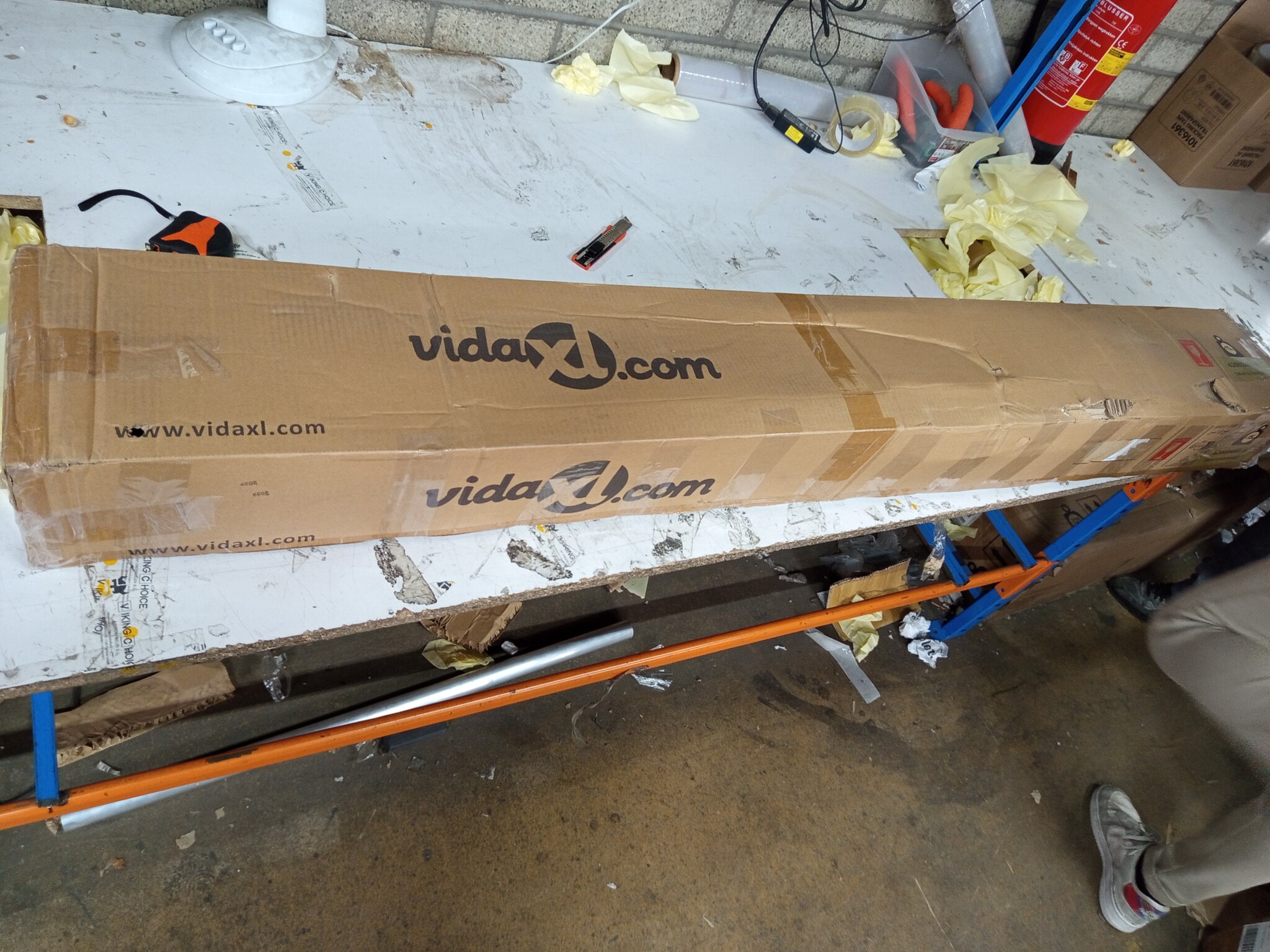 Markies Wit 3,5 x 2,5 m Metaal - 60% Korting