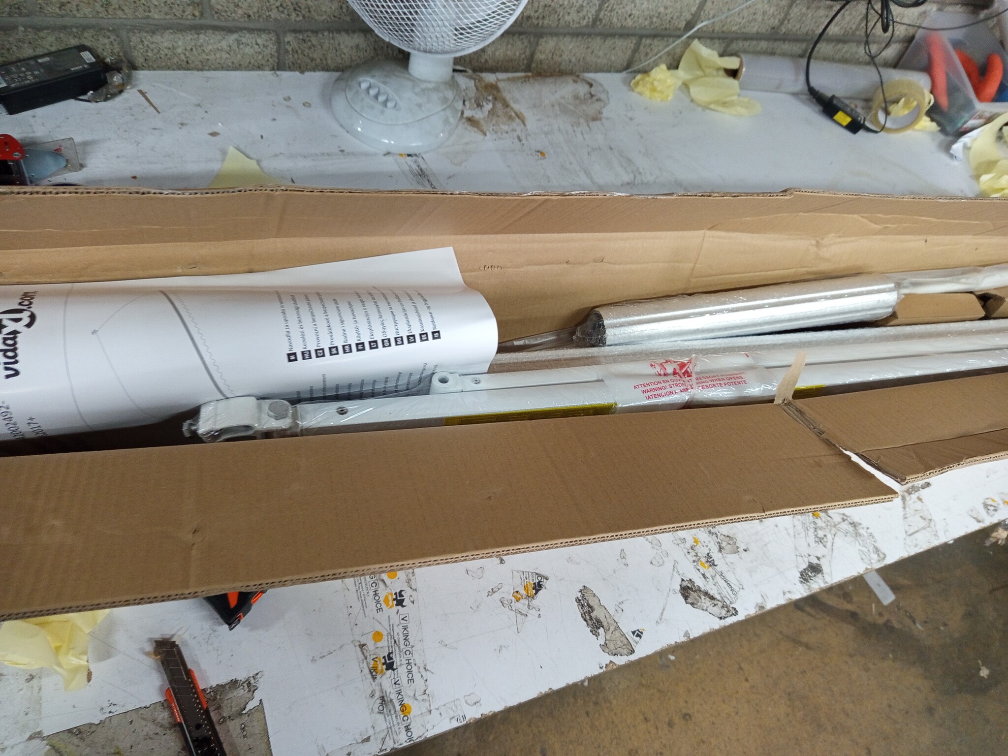 Markies Wit 3,5 x 2,5 m Metaal - 60% Korting