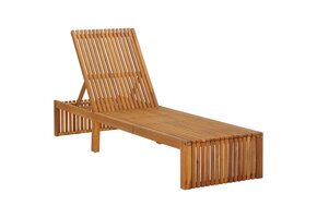 vidaXL Ligbed massief acaciahout - 41% korting