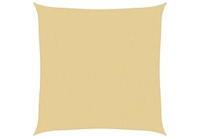 vidaXL Zonnezeil 3,6x3,6m | 71% Korting | Zandkleurig Polyester Oxford