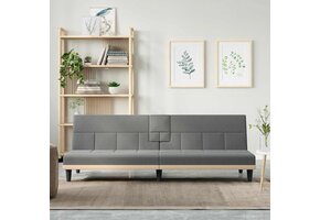 vidaXL Slaapbank Donkergrijs - 55% Korting!