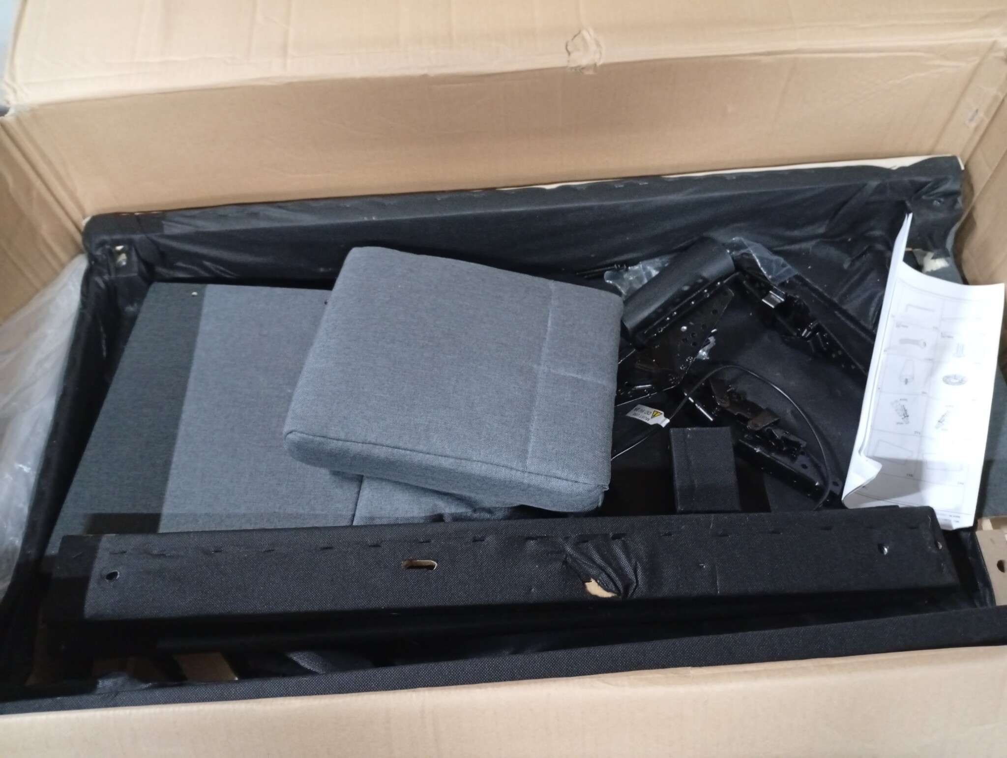 vidaXL Slaapbank Donkergrijs - 55% Korting!