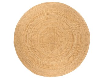vidaXL Gevlochten Jute Rond Tapijt 240cm - 35% Korting!