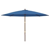 vidaXL Parasol: 400x273cm Azuurblauw (57% KORTING)