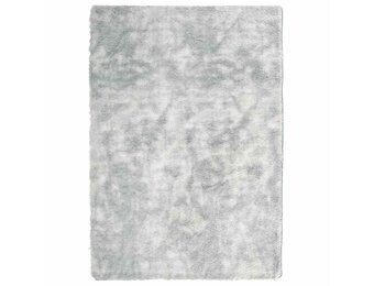 vidaXL Hoogpolig Vloerkleed NAVARRA 240x340 cm Zilvergrijs - 35% Korting!