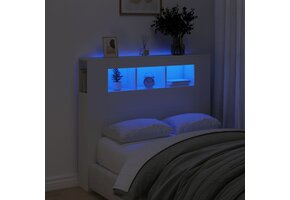 vidaXL Hoofdeinde LED Wit 120cm - Nu met 43% Korting!