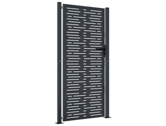 vidaXL Poort Staal Antraciet 105x205 cm | 55% Korting