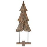 vidaXL Kerstboom met standaard Bruin 120 cm - 60% Korting