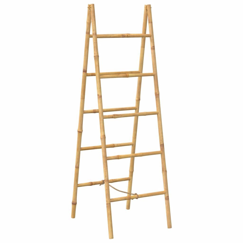 vidaXL Dubbele Handdoekenladder Bamboe 50x160 cm - 42% Korting!