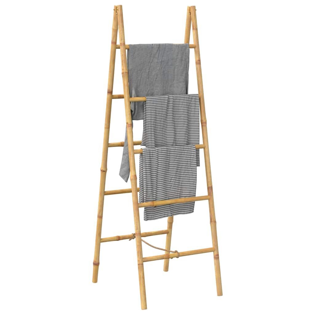 vidaXL Dubbele Handdoekenladder Bamboe 50x160 cm - 42% Korting!