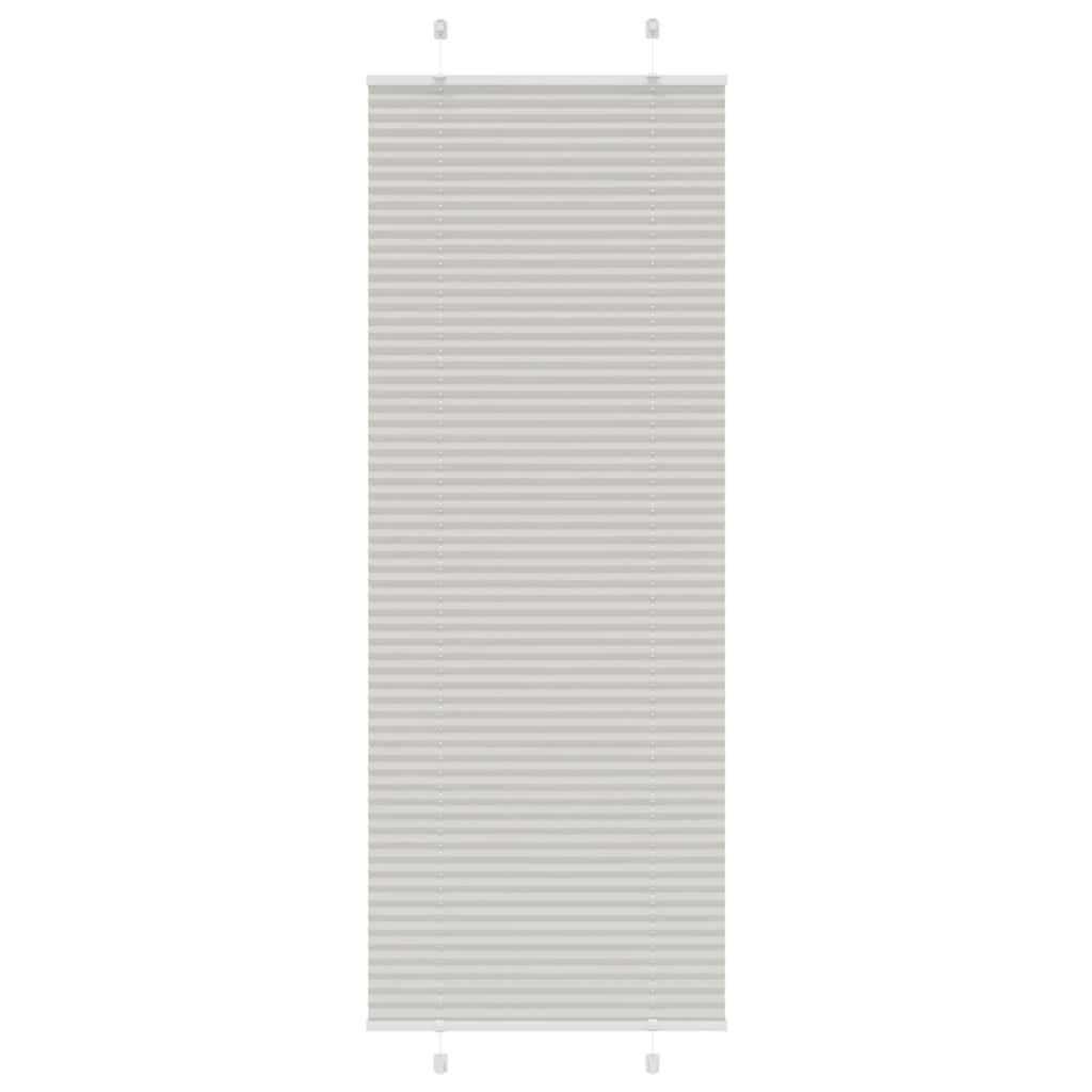 vidaXL Plisségordijn Lichtgrijs (75x200cm) - 63% Korting!