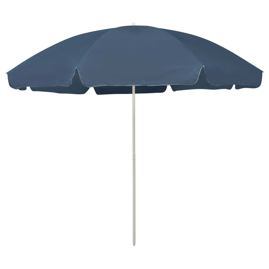 vidaXL Strandparasol 300 cm Blauw - 35% Korting op Retourproduct