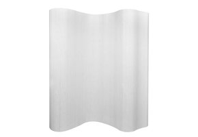 vidaXL Kamerscherm Bamboe Wit - 250x165 cm | 35% Korting