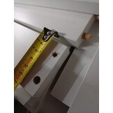 vidaXL Hoge Kast - 55% Korting - Bewerkt Hout Wit